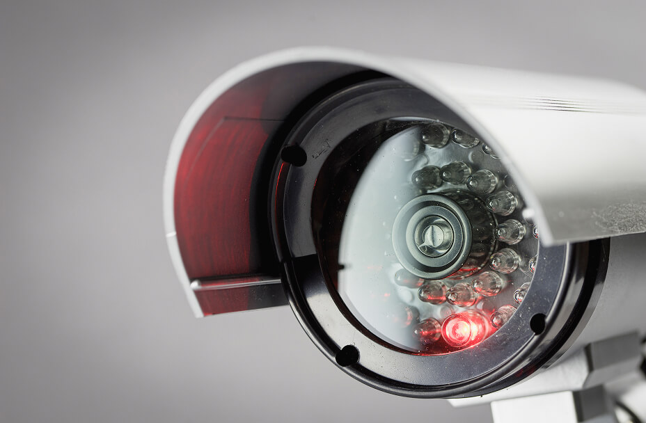 駐車場など危険エリアの監視するイメージ