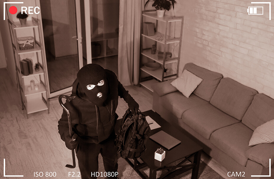 カメラで証拠をとっているイメージ