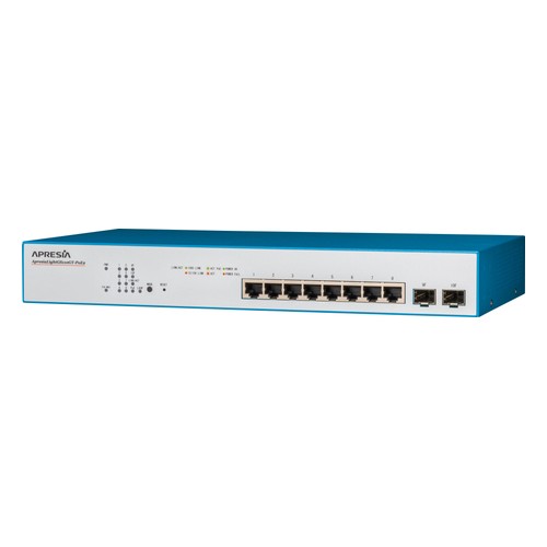 APRESIA ApresiaLightGS110GT-PoE2（8ポートPoE+ WebスマートPoEスイッチ）